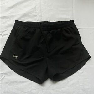 Under Armour Women's Athletic Black heatgear Shorts XS